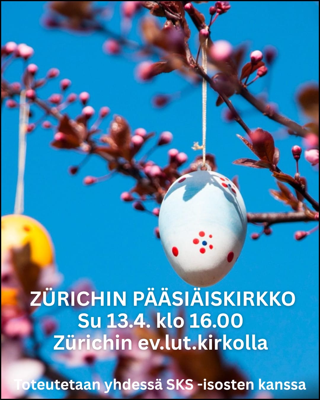 Zürich: Pääsiäiskirkko Pääsiäiskirkon flyer