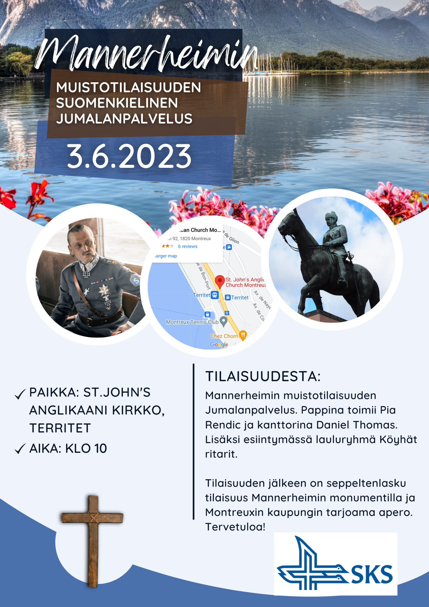 Mannerheimin tilaisuuden flyer