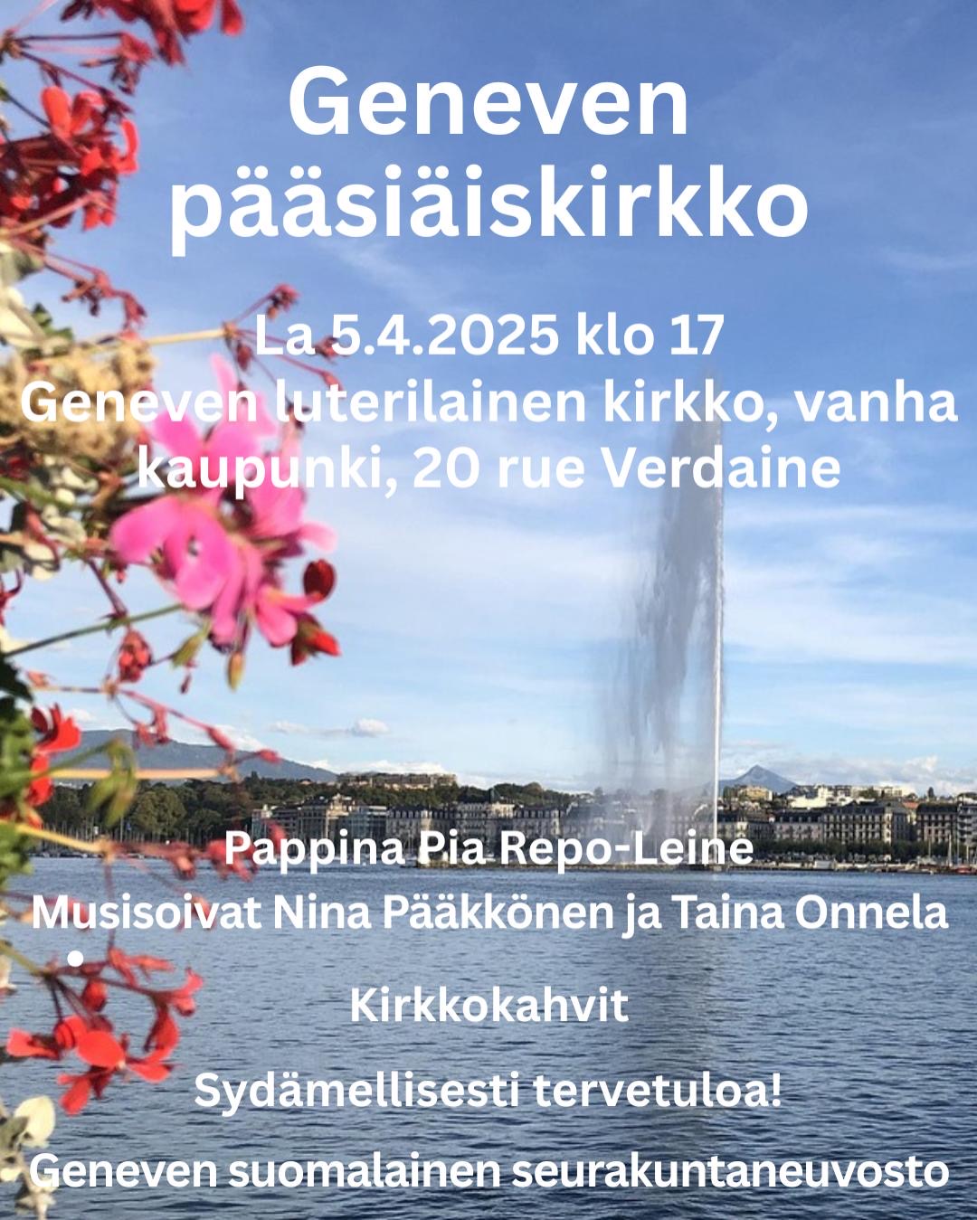Geneve: Pääsiäisajan messu Geneven flyer