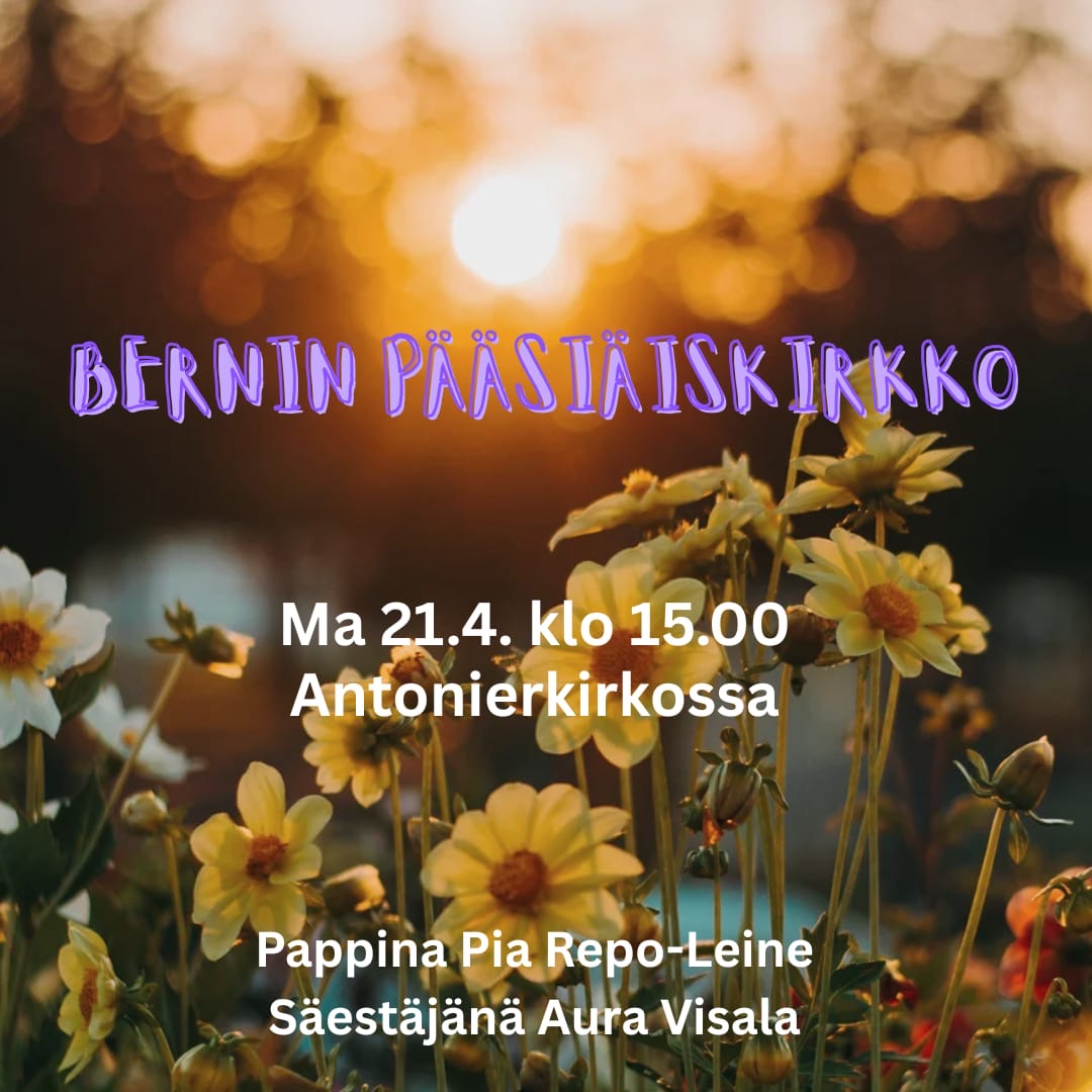 Bern: Pääsiäiskirkko Bernin kirkon flyer