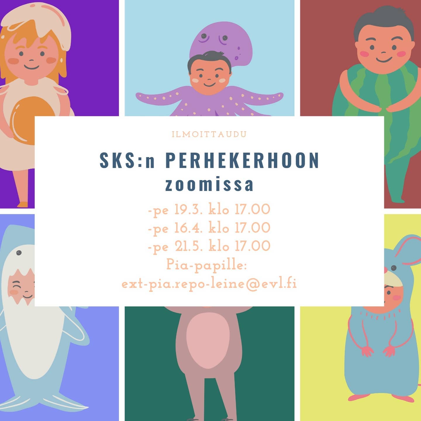 ZOOM: Perhekerho perhekerhon esite ja päivämäärät